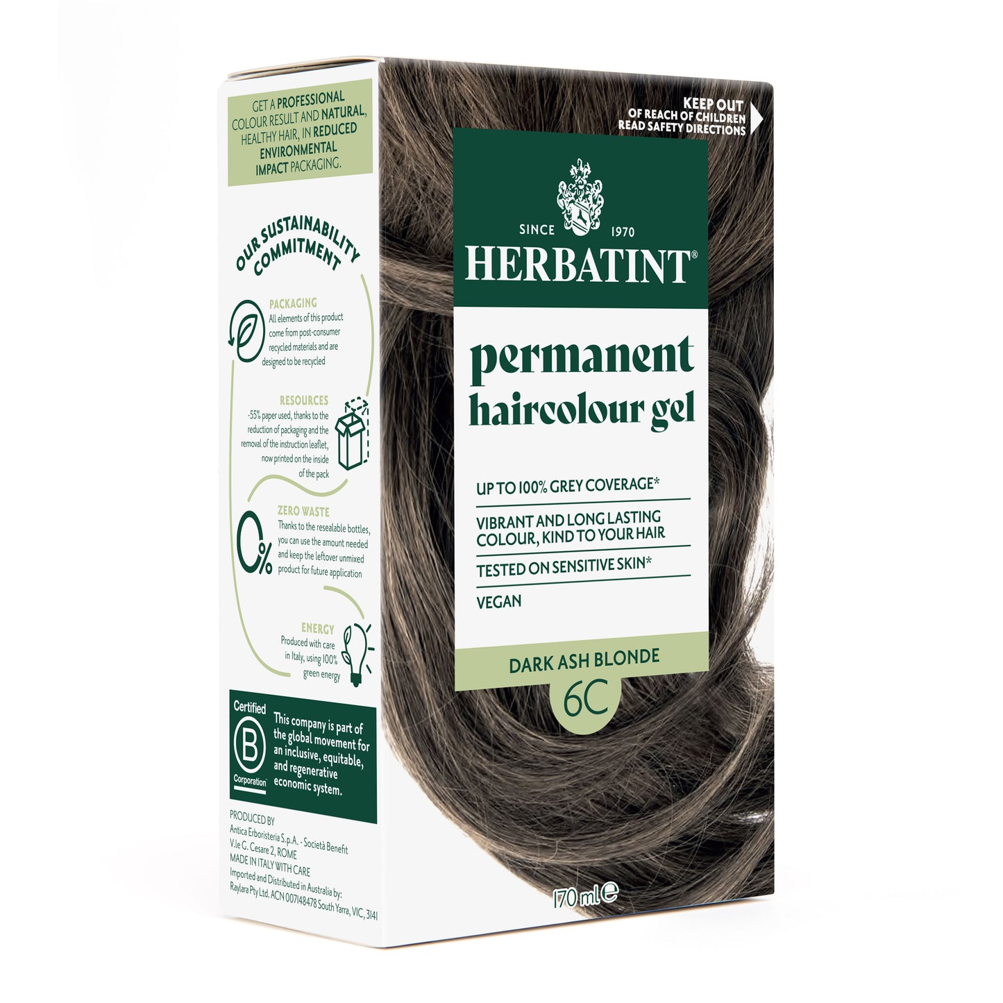Herbatint 6C Dark Ash Blonde
